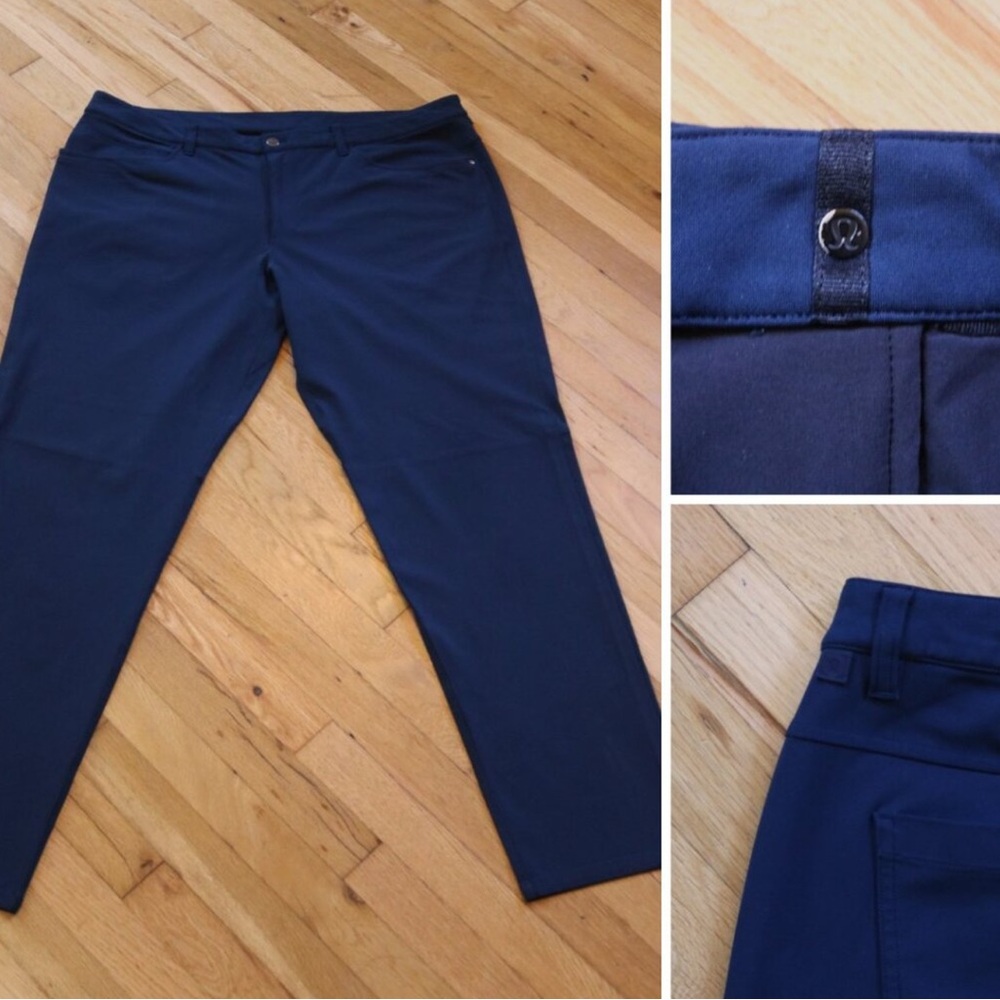 Lululemon ABC Pants Mens 40 x 33 Warpstreme
Blue Commuter Stretch 5 Pocket Pants